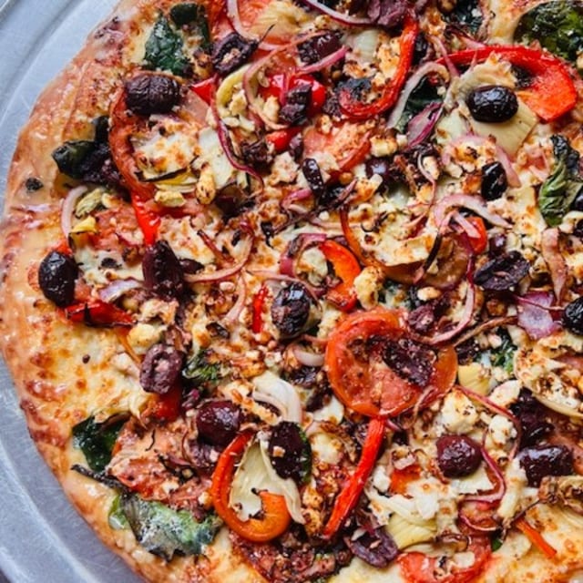 The Greek Pizza.