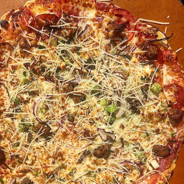 The Mustang Pizza.